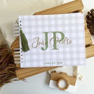 Livro do Bebê Minimalista Xadrez