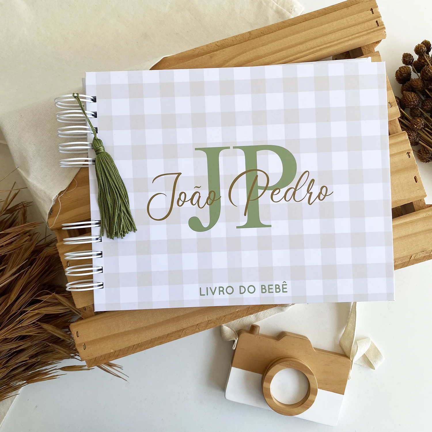 Livro do Bebê Minimalista Xadrez