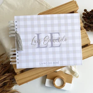 Livro do Bebê Minimalista Xadrez